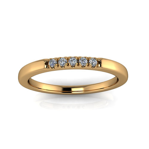 Ring aus 8/14/18kt Gelbgold mit Diamant 0,01 CT