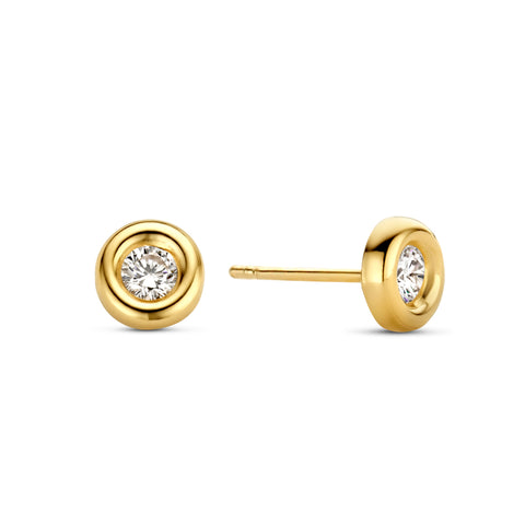 Ohrstecker Zirkonia 3mm Gold 585/000