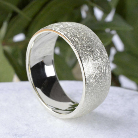 Bandring Silber 925 eismatt