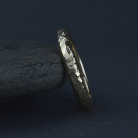 Bandring aus Weißgold 3 mm breit