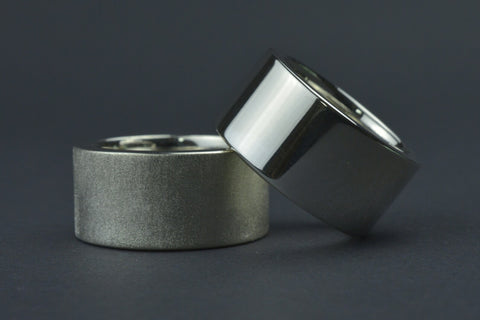 Bandring aus 925er Sterling Silber 12 mm Breit, 2,6 mm Stärke in glanz