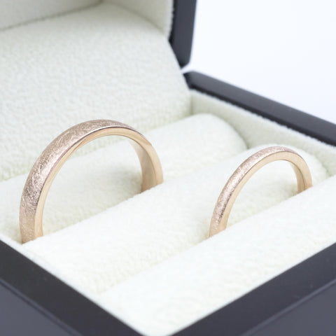 Bandringe 14kt. Rosegold