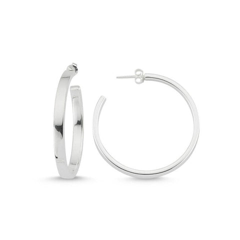 Creole - mattiert - 40 cm Ohrstecker