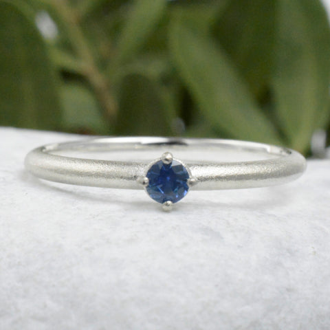 silberring saphir blau ring silber