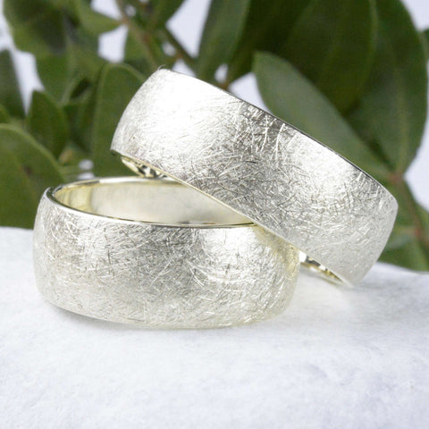 Partnerringe | Eheringe aus Silber 8 mm