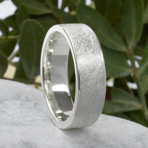 Silber Bandring