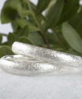 Partnerringe Silber eißmatt 4 mm breit